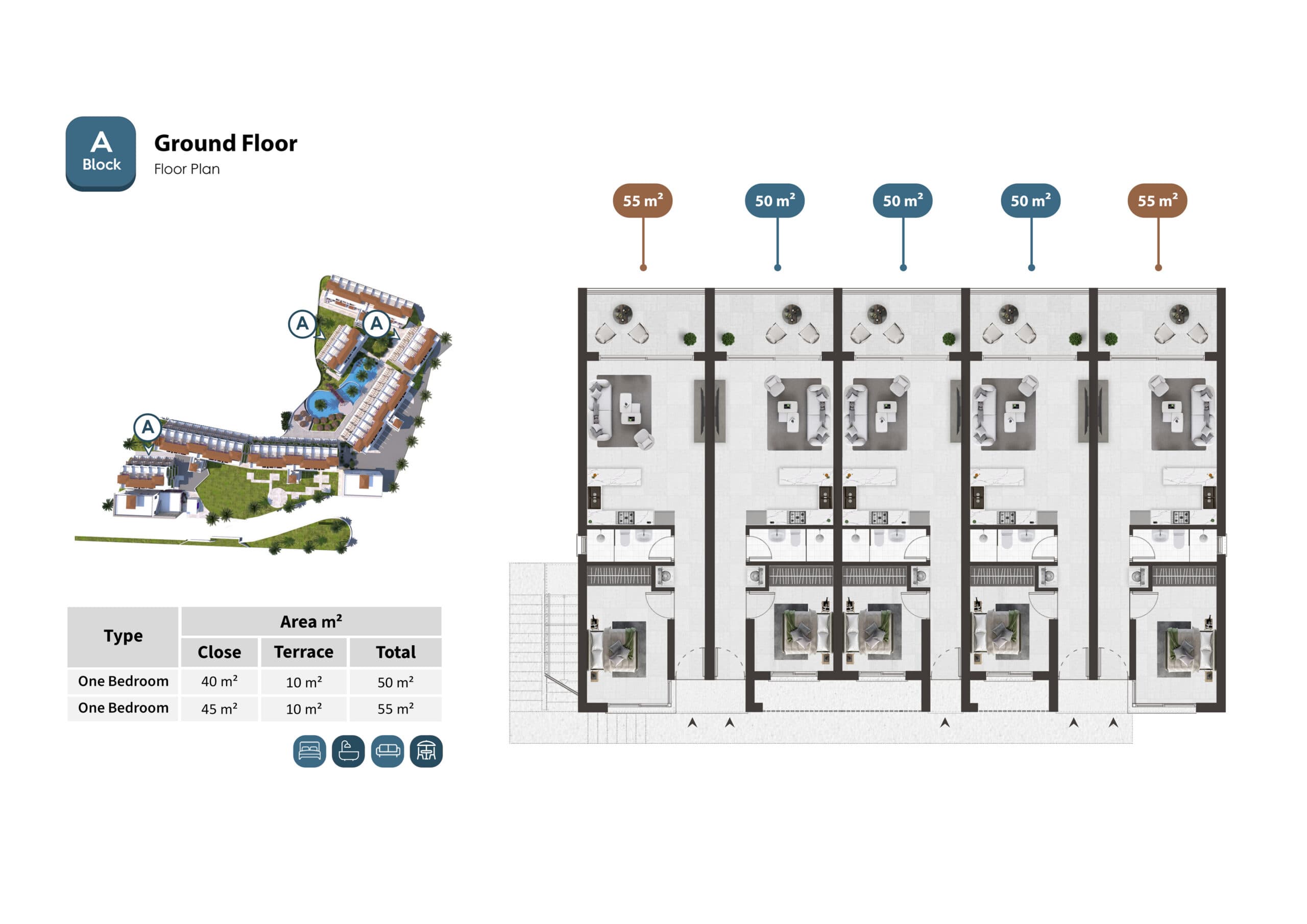 B Block 1. Ground Floor