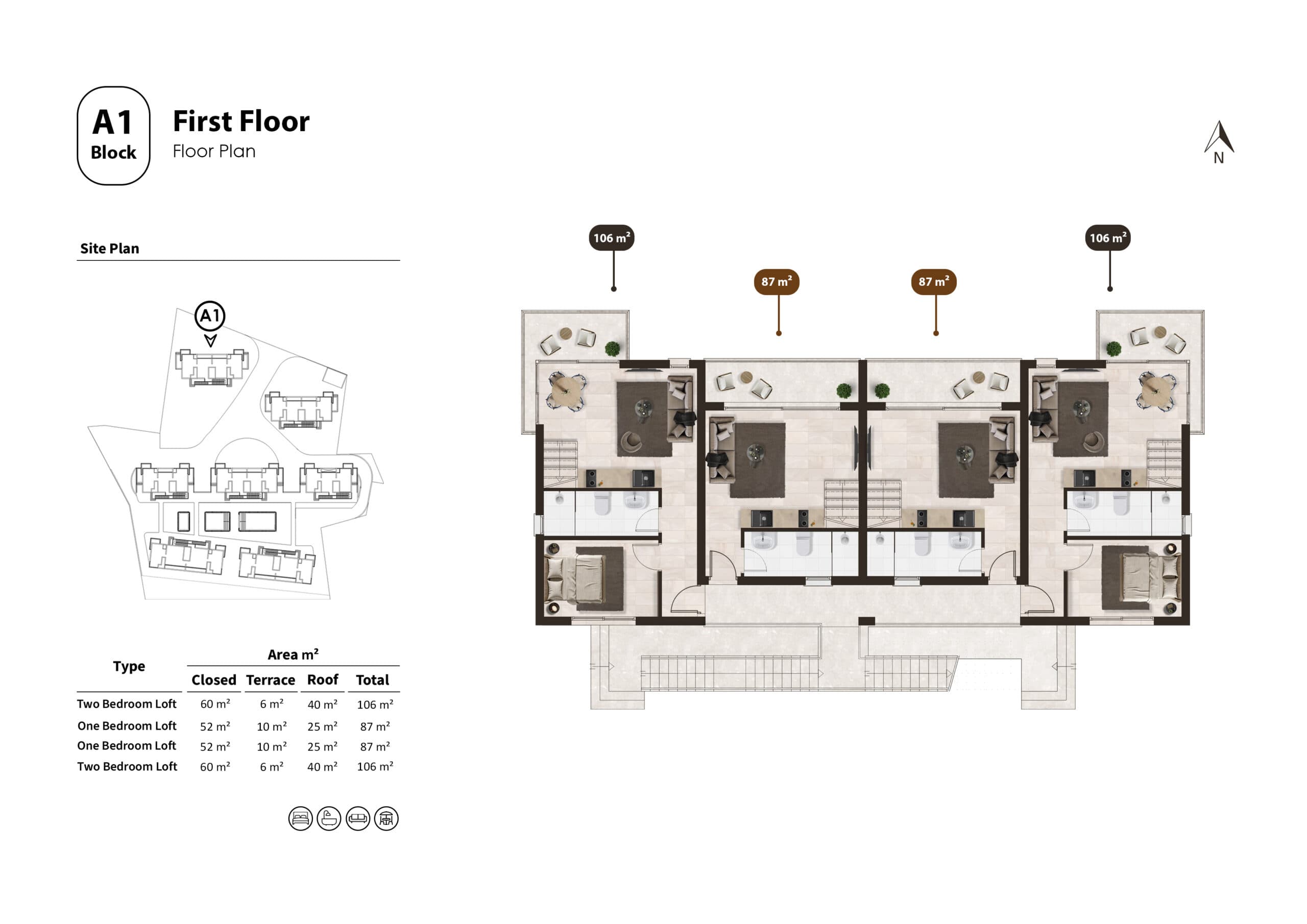 Malibu-5-A1-blok-1-birinci-kat-plani